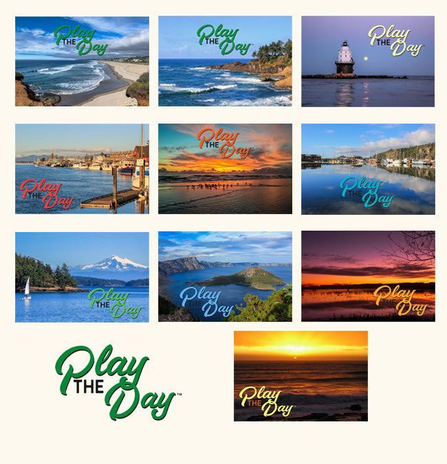 Set of 10 Play the Day™ Notecards — Clearance