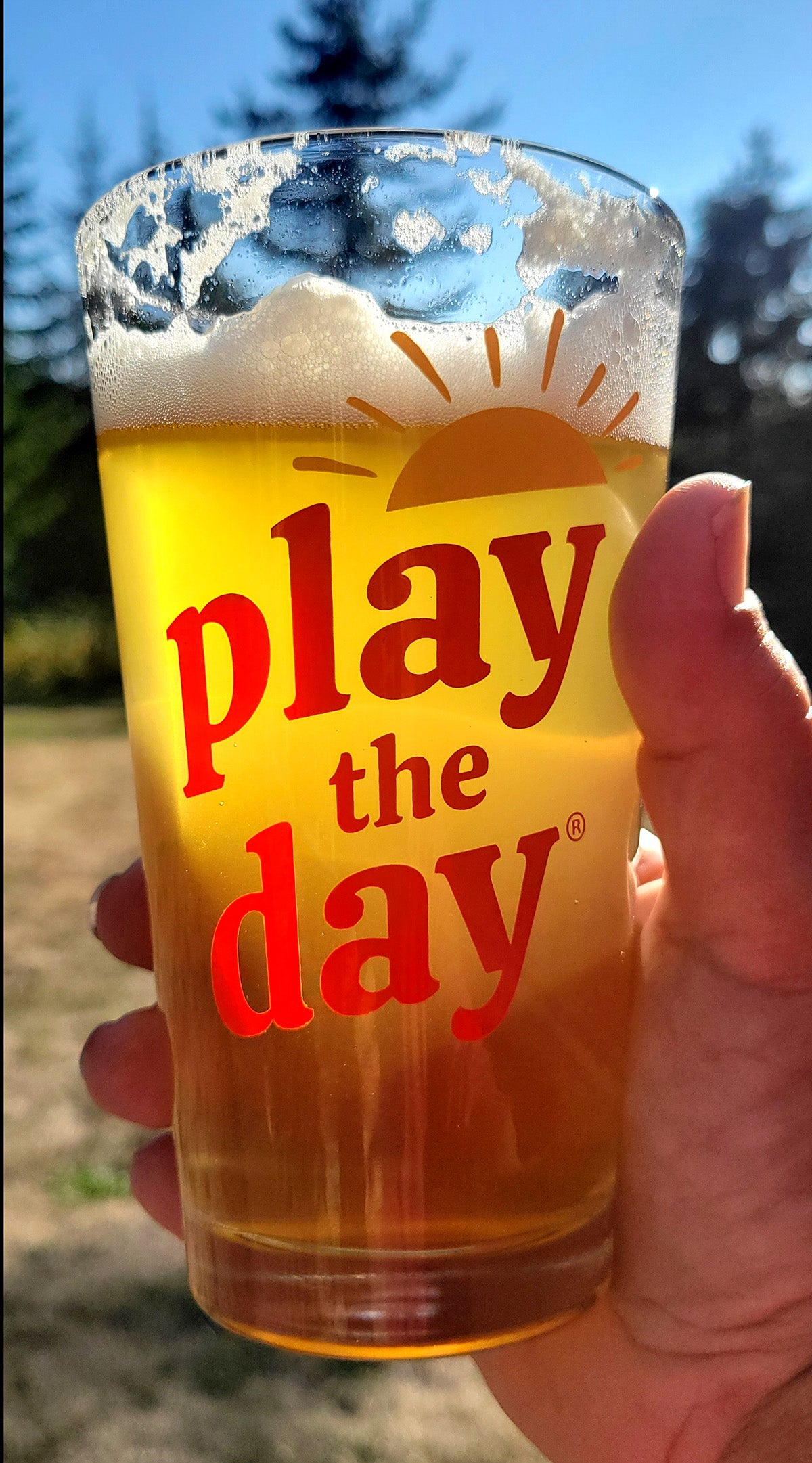 16 oz Play the Day® Pint Glass