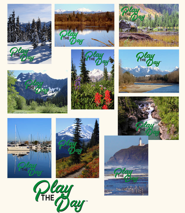 Set of 10 Play the Day™ Notecards — Clearance