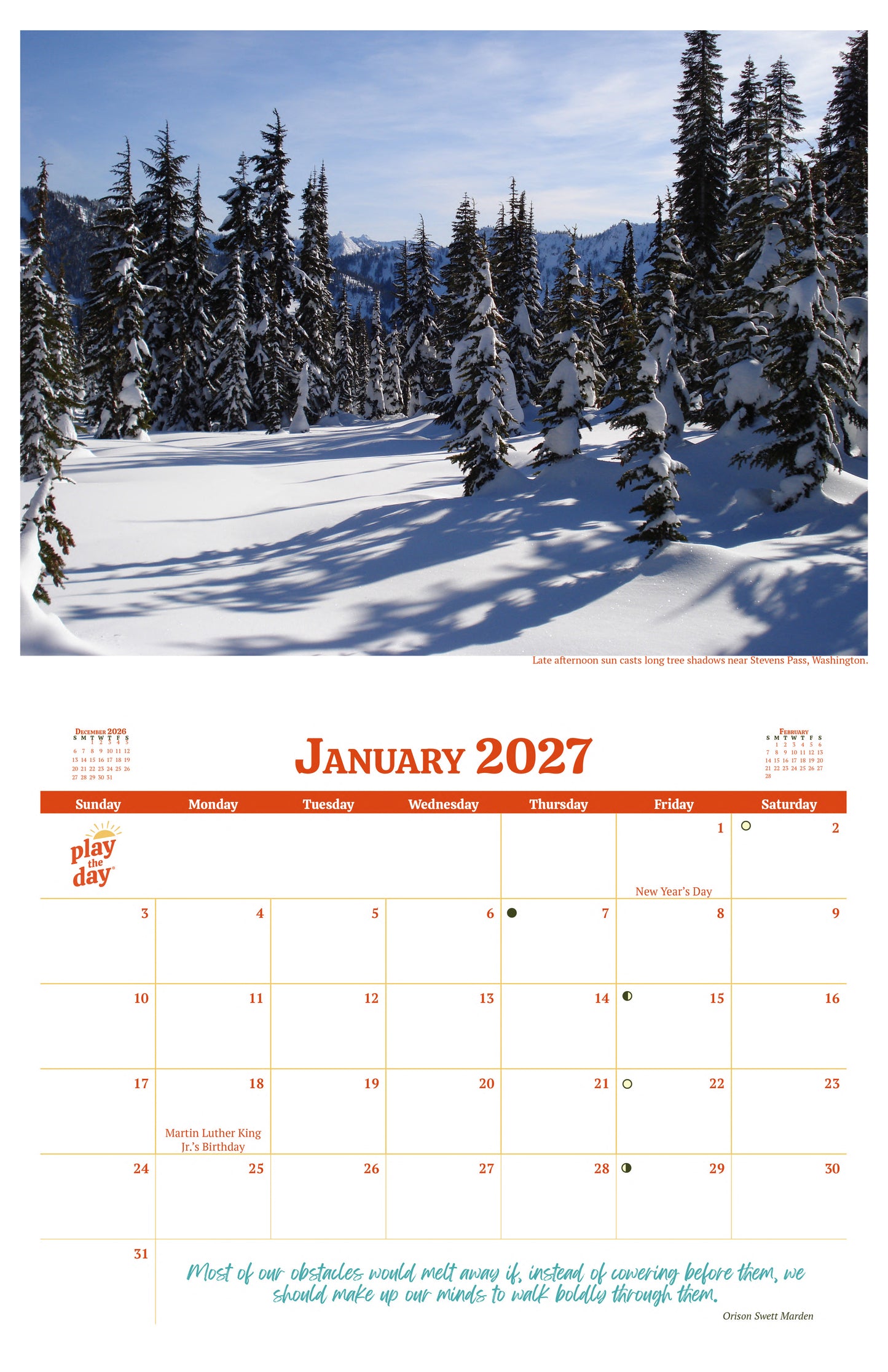 2027 Wall Calendar