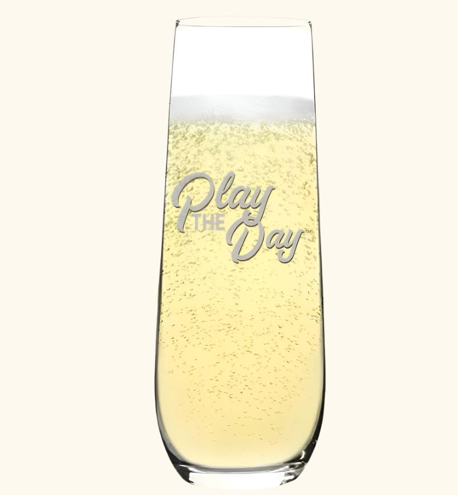 Play the Day™ Champagne Flute, Stemless, 8 oz.