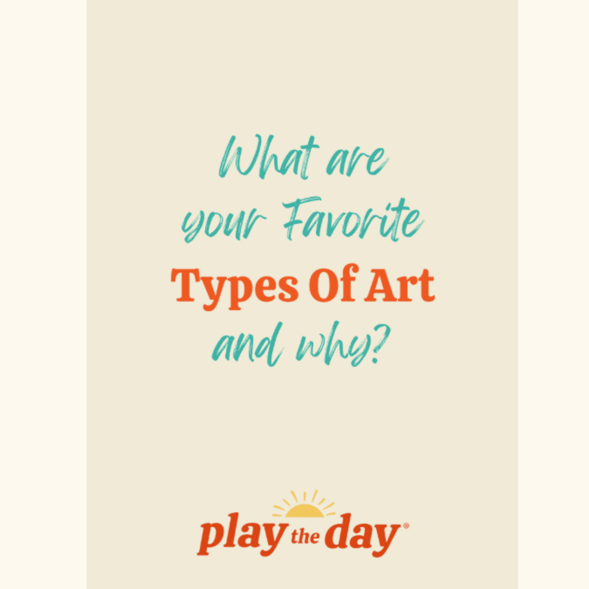Favorite-Question Playing Cards