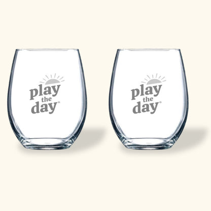 Stemless Wine Glass Set | 9 oz