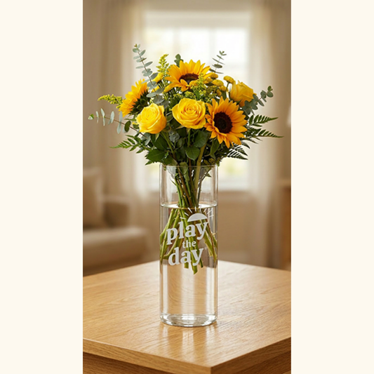 Glass Bud Vase | 7.7"